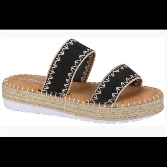 Olivia Espadrille Slip On Sandal - Picture 2 of 4